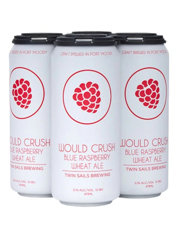 TWIN SAILS WOULD CRUSH BLUE RASP WHEAT ALE 473ML 4PK CAN @ Kelowna [1009471]