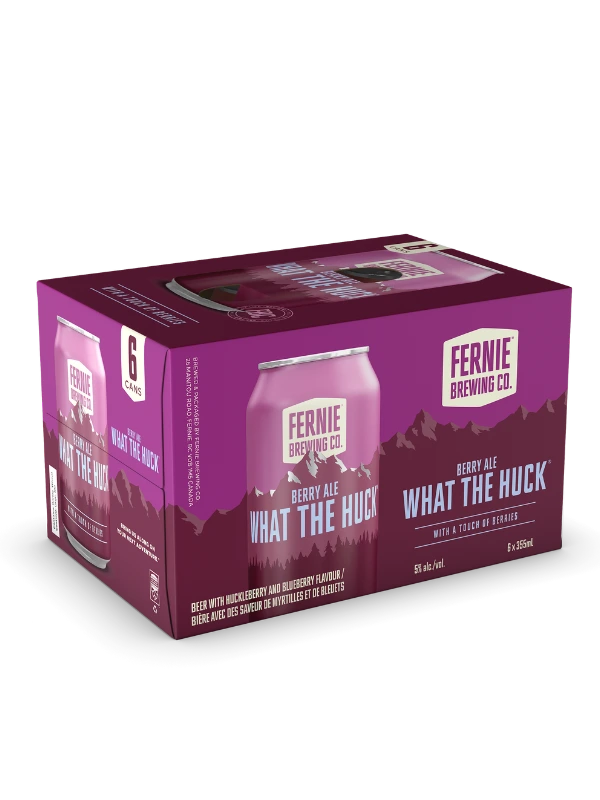 FERNIE WHAT THE HUCK HUCKLEBERRY ALE 355ML 6PK CAN