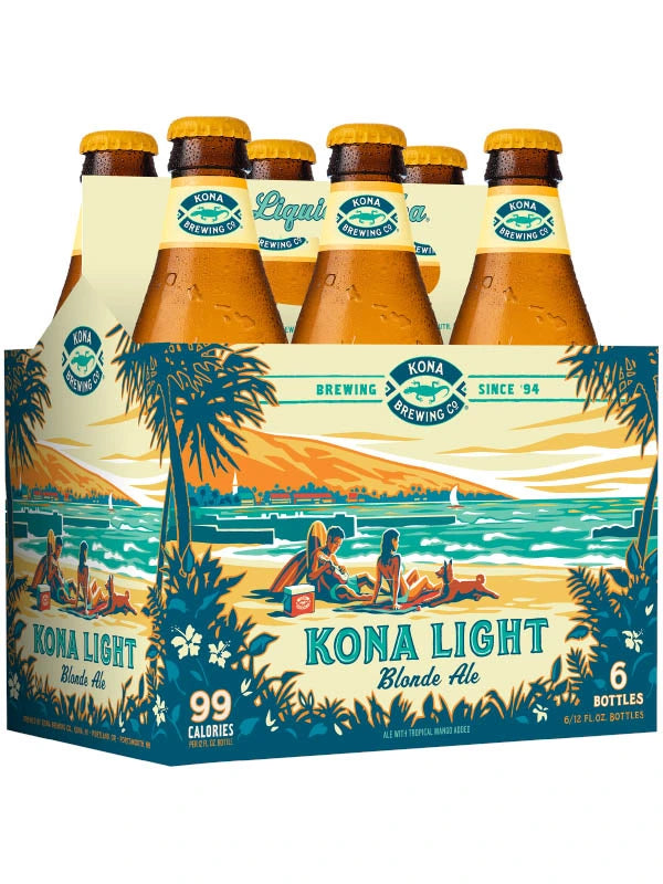 KONA LIGHT BLONDE ALE 355ML 6PK BTL