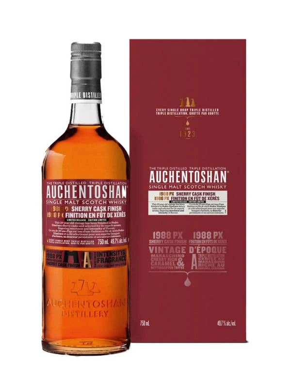 AUCHENTOSHAN PX CASK 1988 SINGLE MALT SCOTCH 750ML @ Kelowna [1009643]