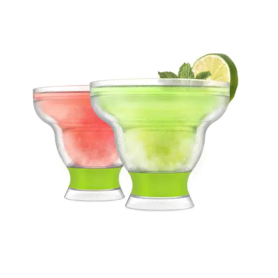 HOST MARGARITA FREEZE CUPS GREEN 2PK