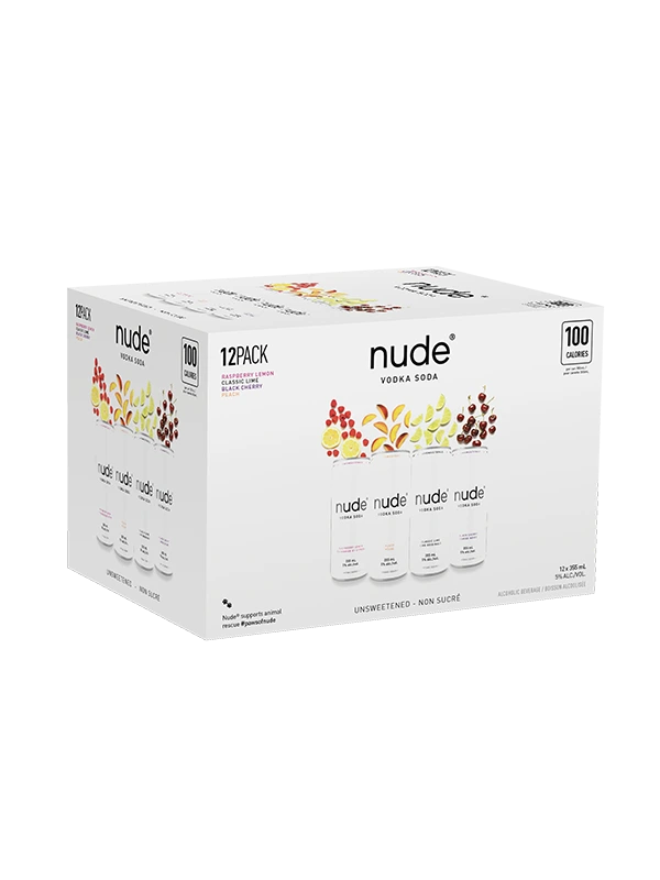 NUDE VODKA SODA MIXER 355ML 12PK CAN