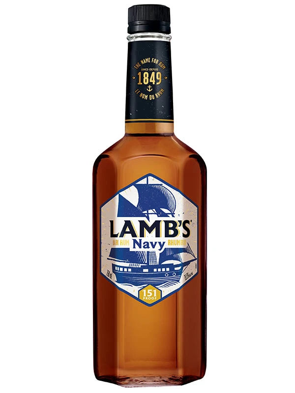 LAMBS NAVY RUM 151 OVERPROOF 750ML