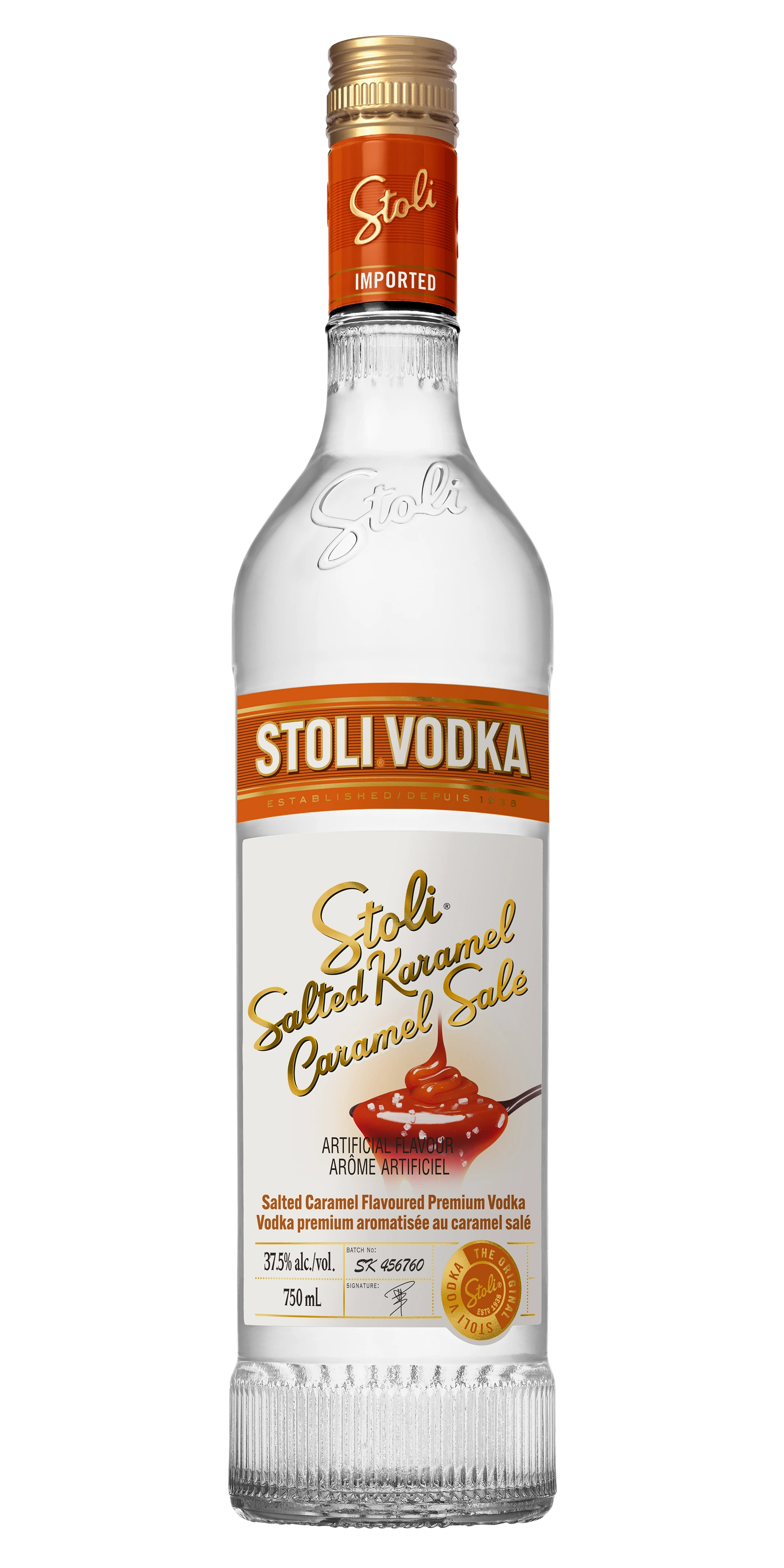 STOLICHNAYA SALTED CARAMEL VODKA 750ML