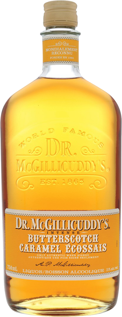 MCGILLICUDDY INTENSE BUTTERSCOTCH SCHNAPPS 750ML