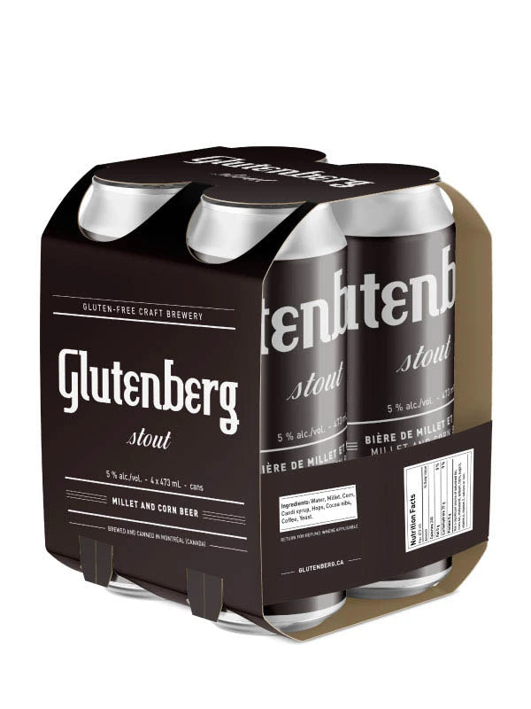 GLUTENBERG STOUT 473ML 4PK CAN @ Kelowna [1011203]