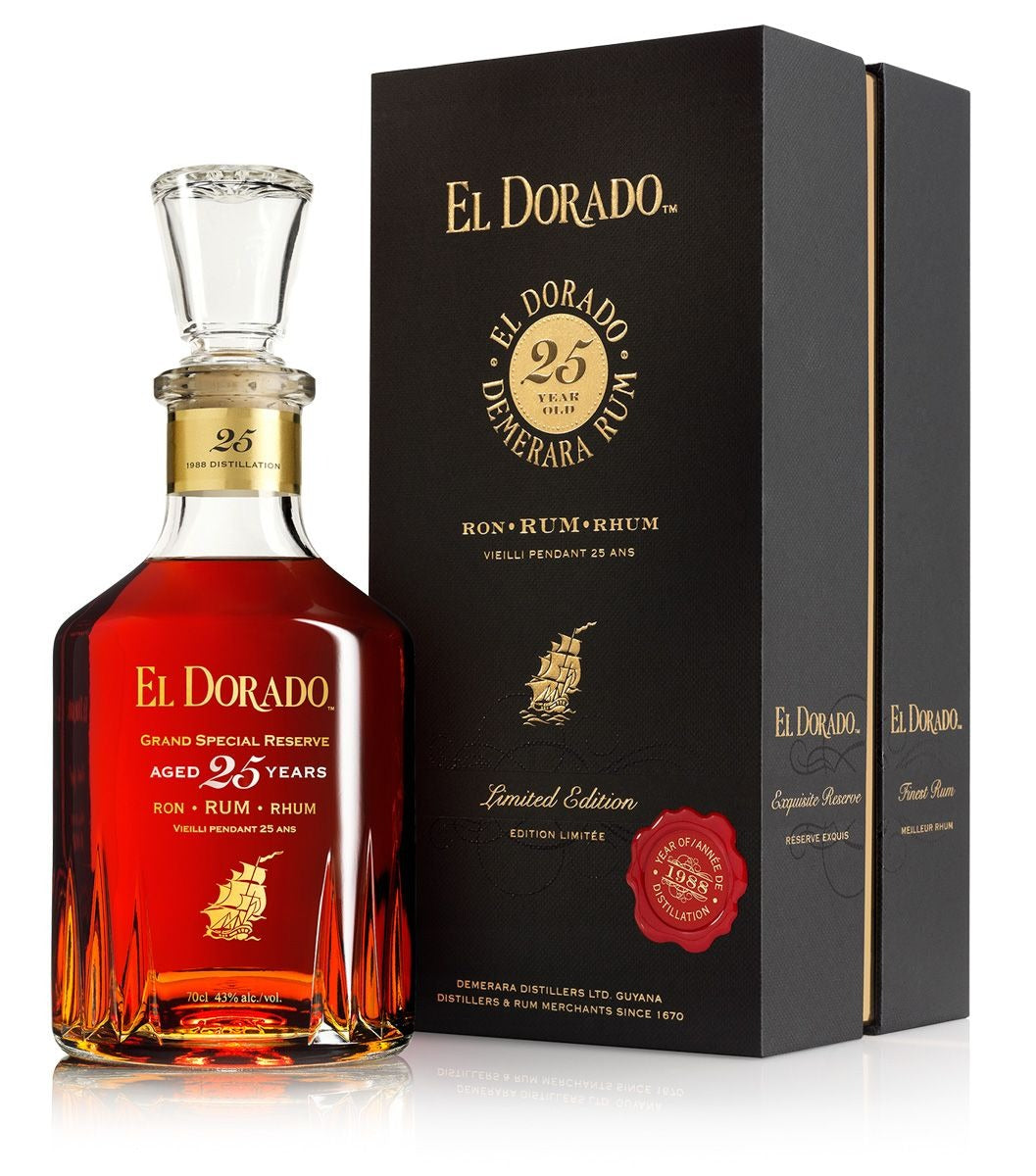 EL DORADO 25YR DEMERARA RUM 750ML