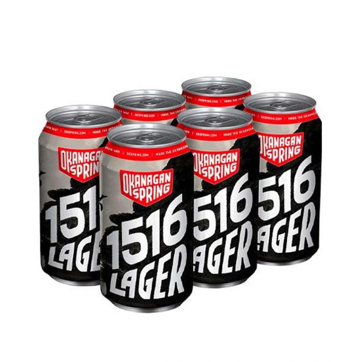 OKANAGAN SPRING 1516 LAGER 355ML 6PK CAN