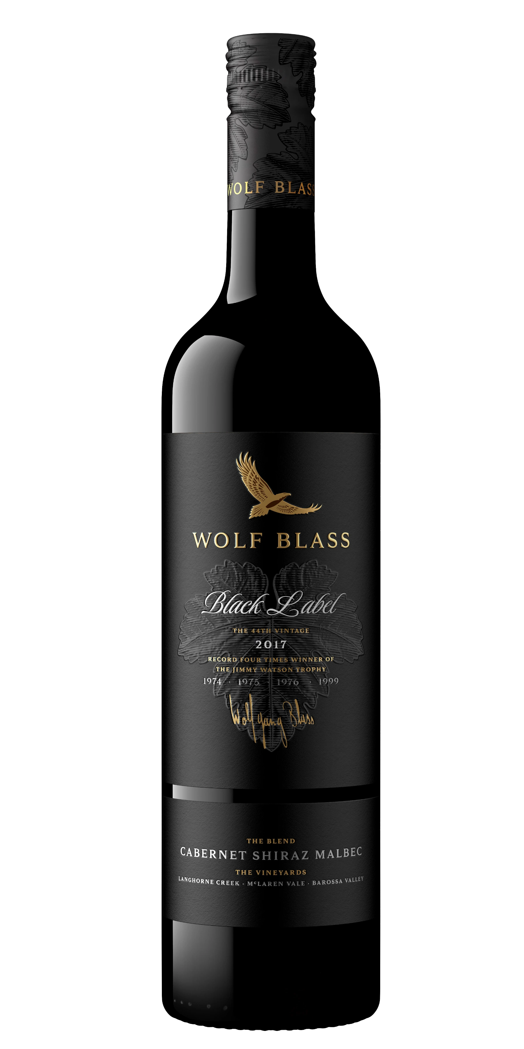 WOLF BLASS BLACK LABEL SHIRAZ CABERNET SAUVIGNON 750ML