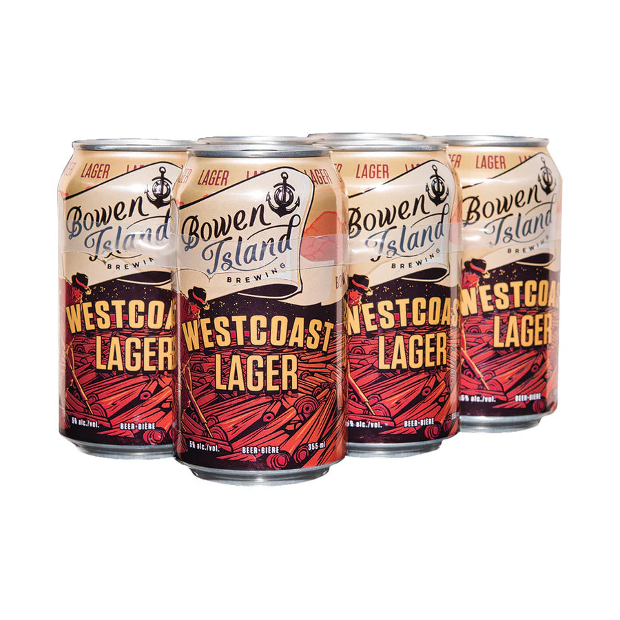 BOWEN ISLAND DEEP WEST COAST LAGER 355ML 6PK CAN @ Kelowna [1012911]