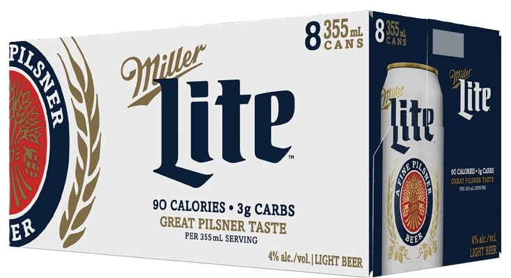 MILLER LITE 355ML 8PK CAN @ Kelowna [1012929]