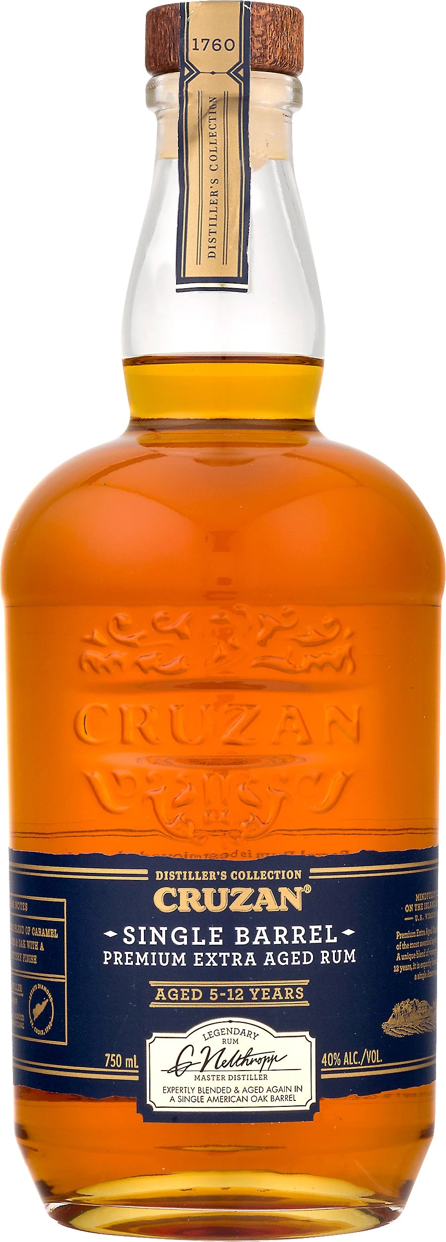 CRUZAN SINGLE BARREL 12YR RUM 750ML