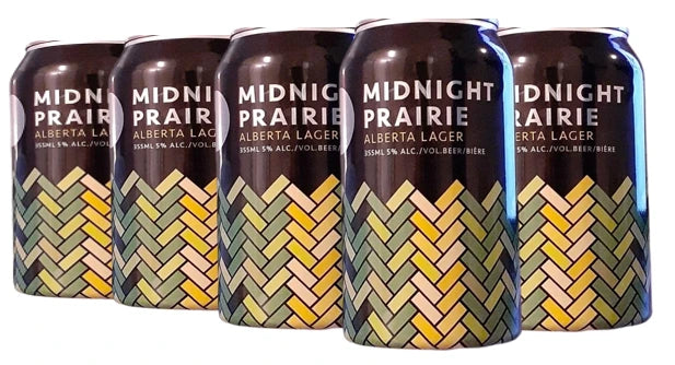 MIDNIGHT PRAIRIE LAGER 355ML 8PK CAN