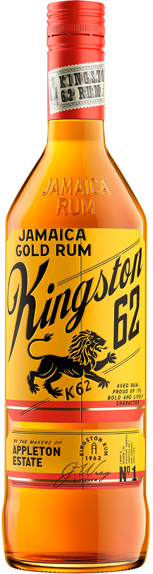 KINGSTON 62 GOLD RUM 750ML