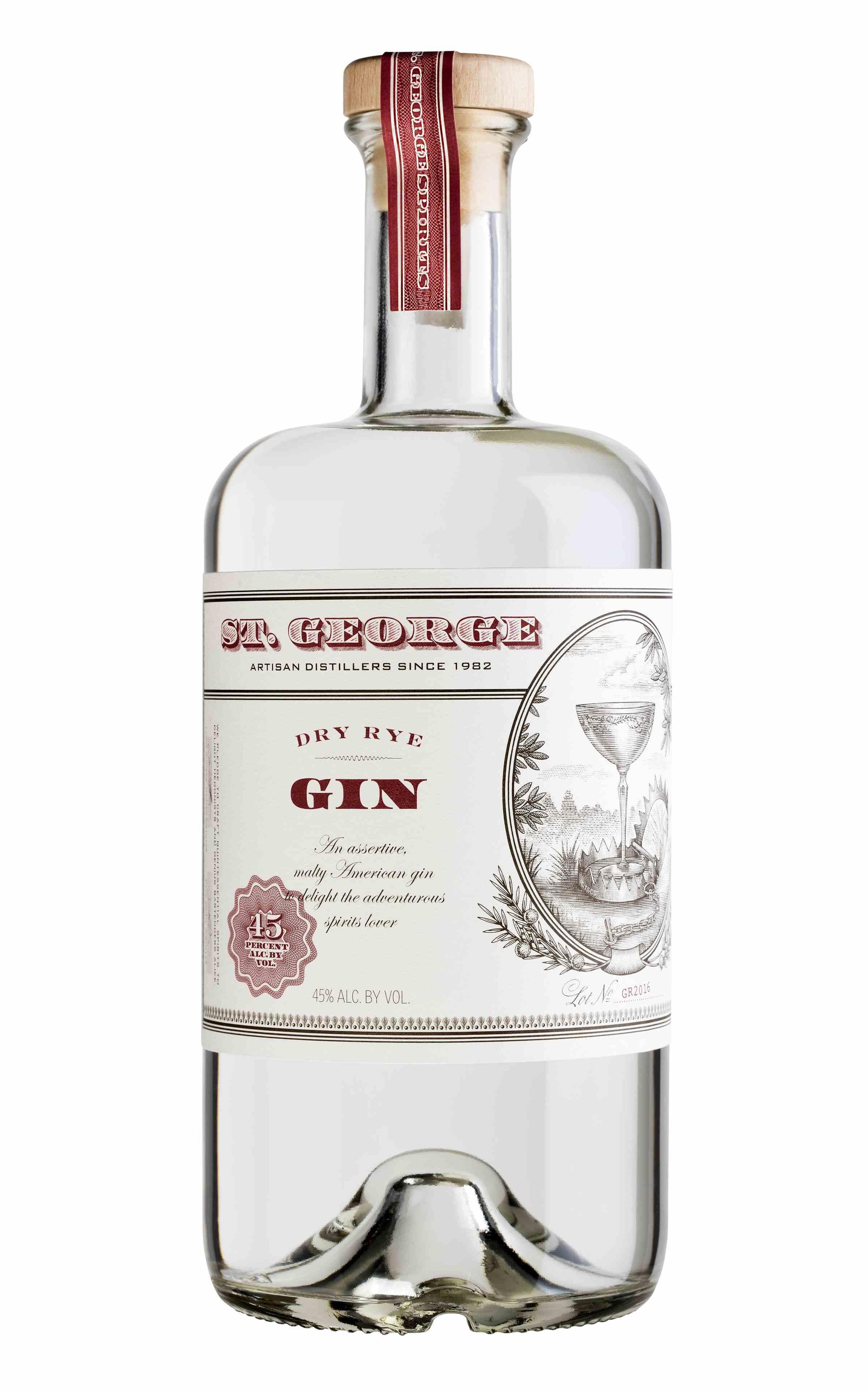 ST GEORGE DRY RYE GIN 750ML