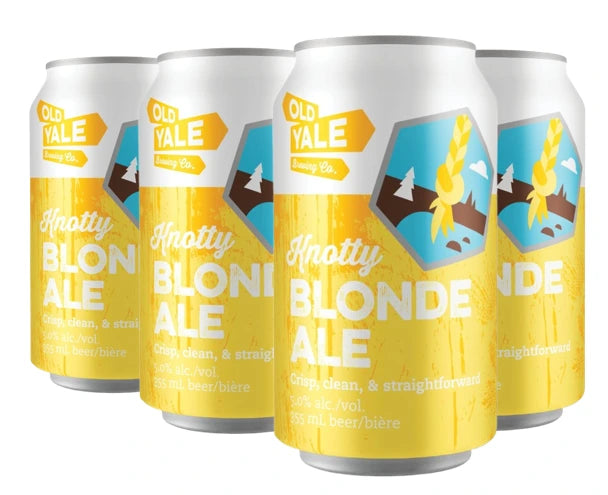 OLD YALE KNOTTY BLONDE ALE 355ML 6PK CAN @ Kelowna [1014926]