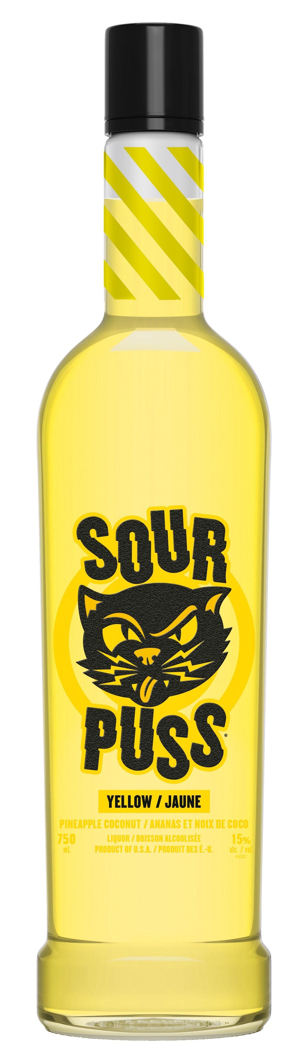 SOUR PUSS PINEAPPLE COCONUT LIQUEUR 750ML