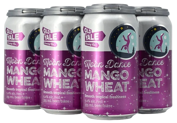 OLD YALE MOON DANCE MANGO WHEAT ALE 355ML 6PK CAN