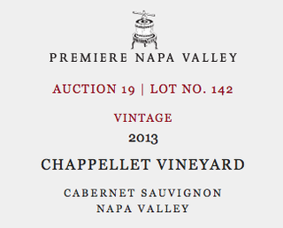 CHAPPELLET PREMIUM NAPA VALLEY CABERNET SAUVIGNON 2013 750ML