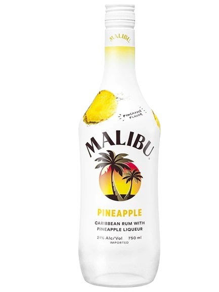 MALIBU PINEAPPLE RUM 750ML