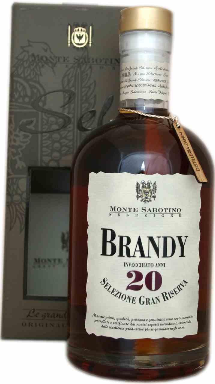 MONTE SABOTINO 20YR BRANDY 700ML