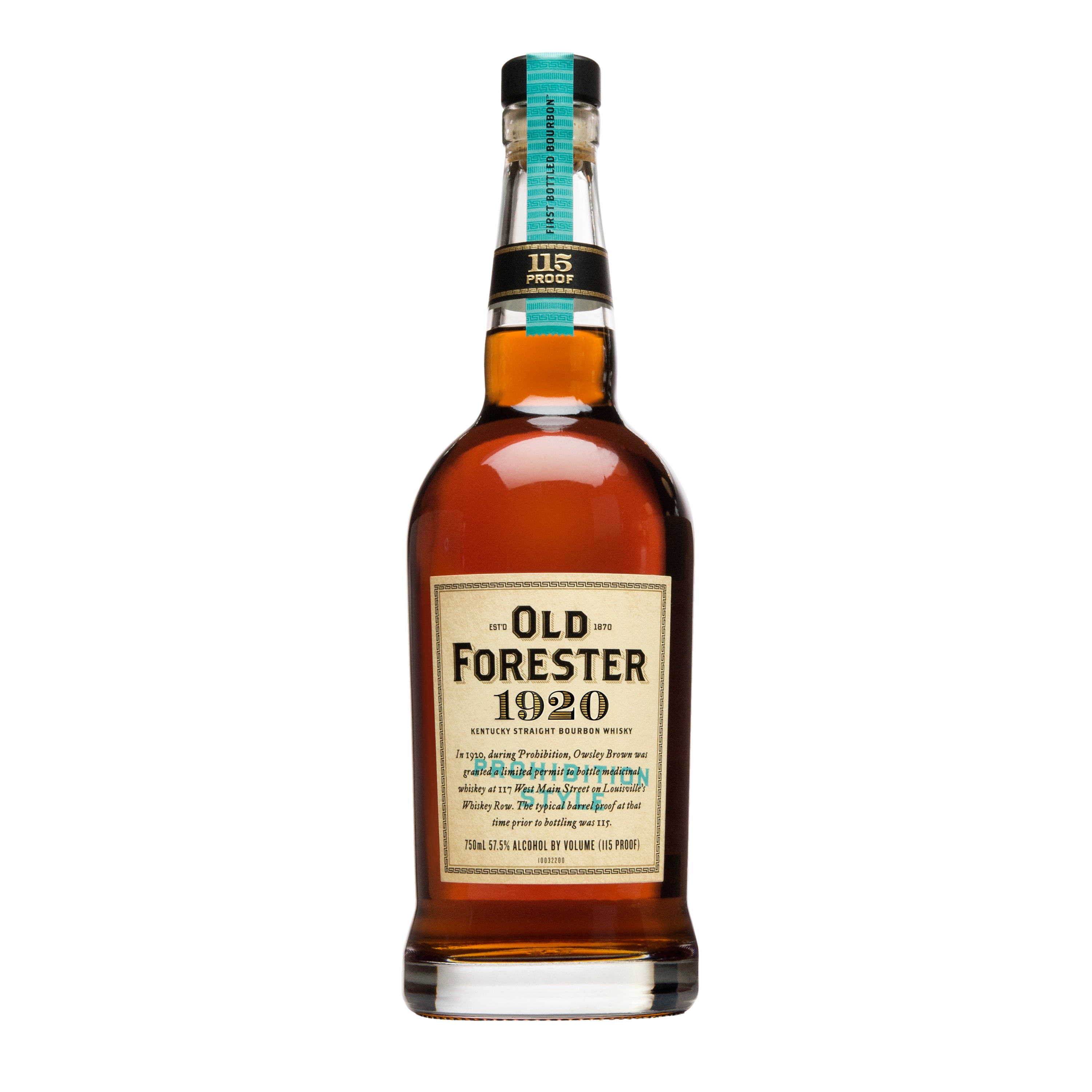 OLD FORESTER WHISKEY ROW 1920 BOURBON 750ML @ Kelowna [1017110]