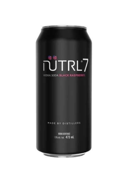 NUTRL VODKA SODA 7% BLACK RASPBERRY 473ML CAN