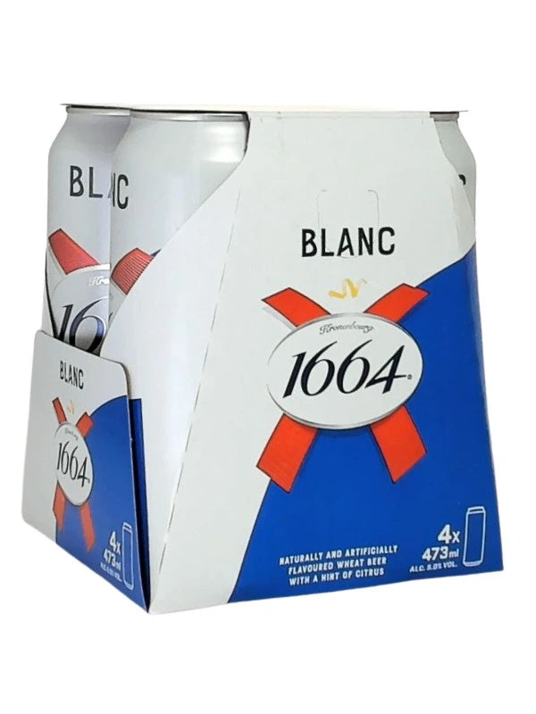 KRONENBOURG 1664 BLANC 473ML 4PK CAN @ Kelowna [1017918]