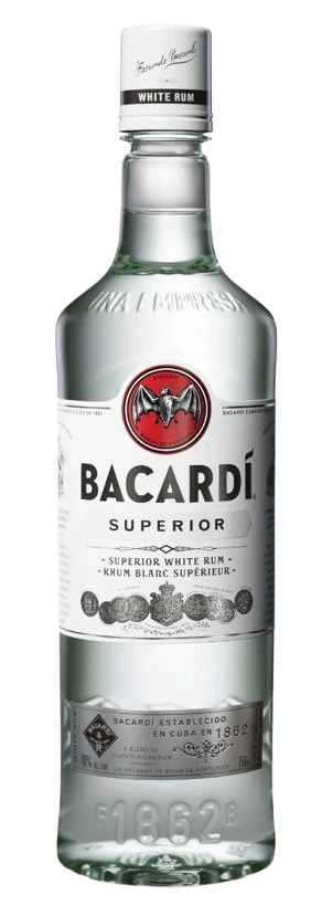 BACARDI WHITE RUM 750ML PET