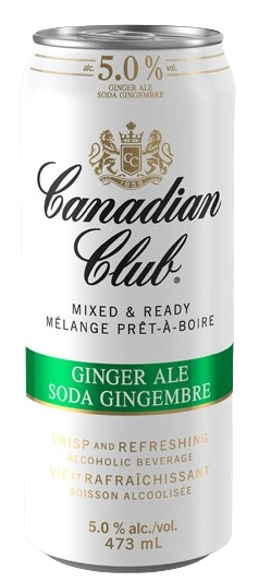 CANADIAN CLUB & GINGER 473ML CAN