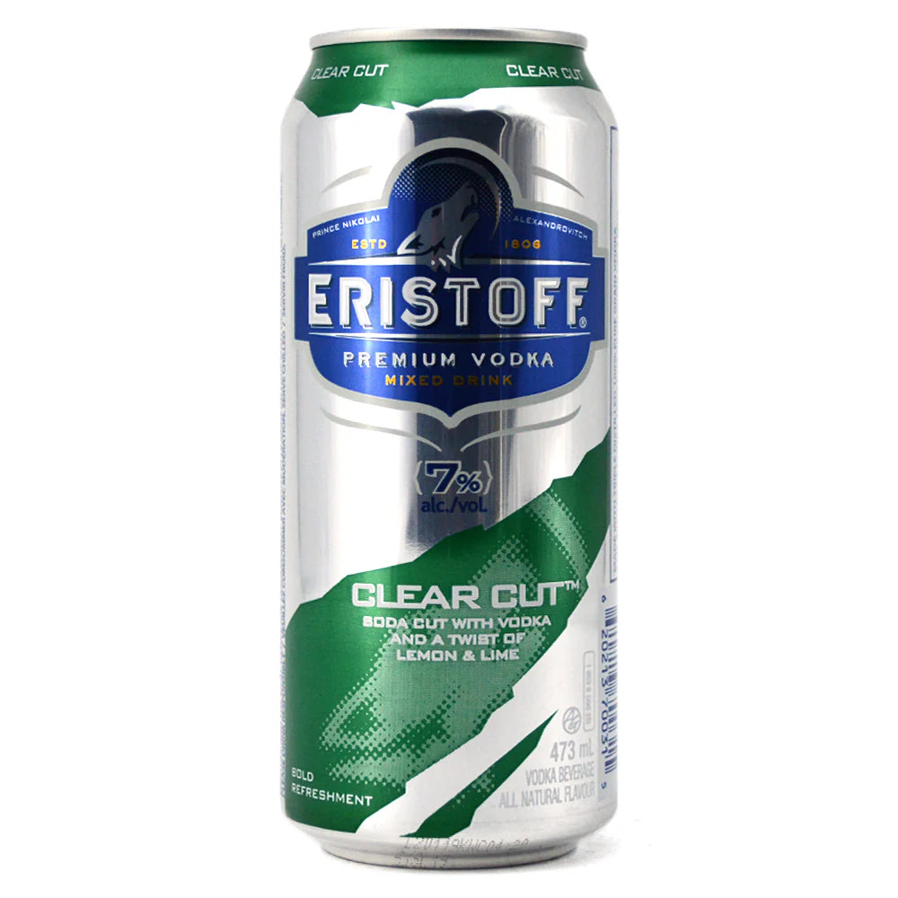 ERISTOFF CLEAR CUT VODKA DRINK 473ML CAN @ Kelowna [1018743]