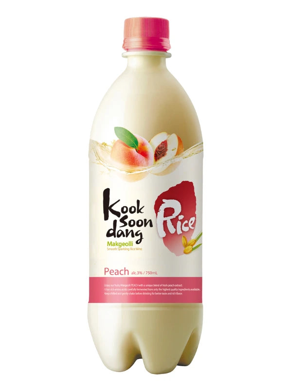 KOOKSOONDANG PEACH RICE MAKGEOLLI 750ML @ Kelowna [1020729]