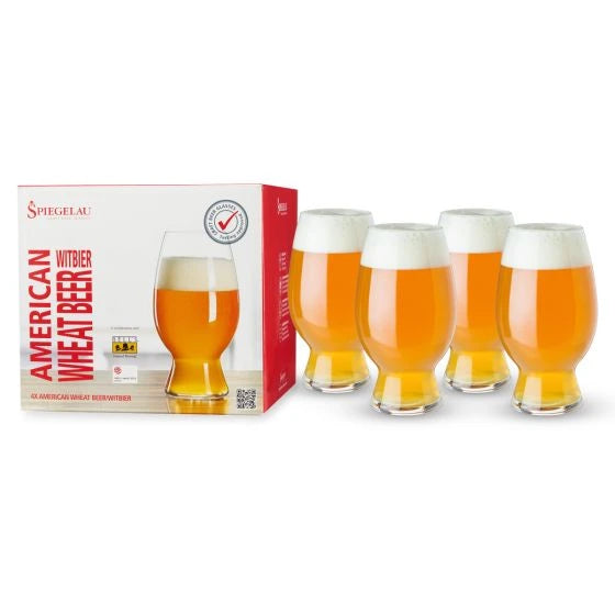 SPIEGELAU 784ML AM WHEAT BEER GLASS SET OF 4