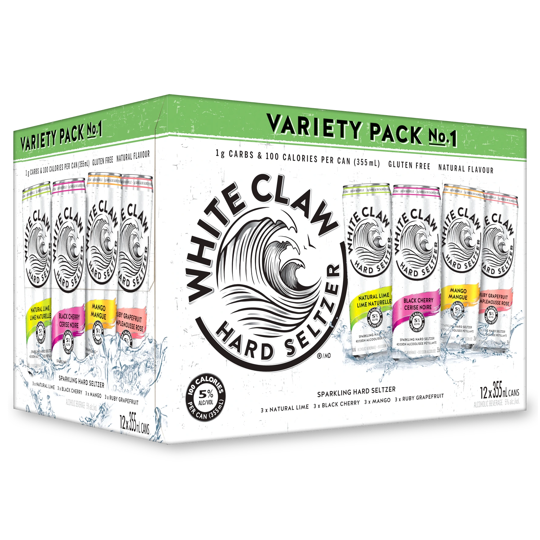 WHITE CLAW MIXER NO 1 355ML 12PK CAN