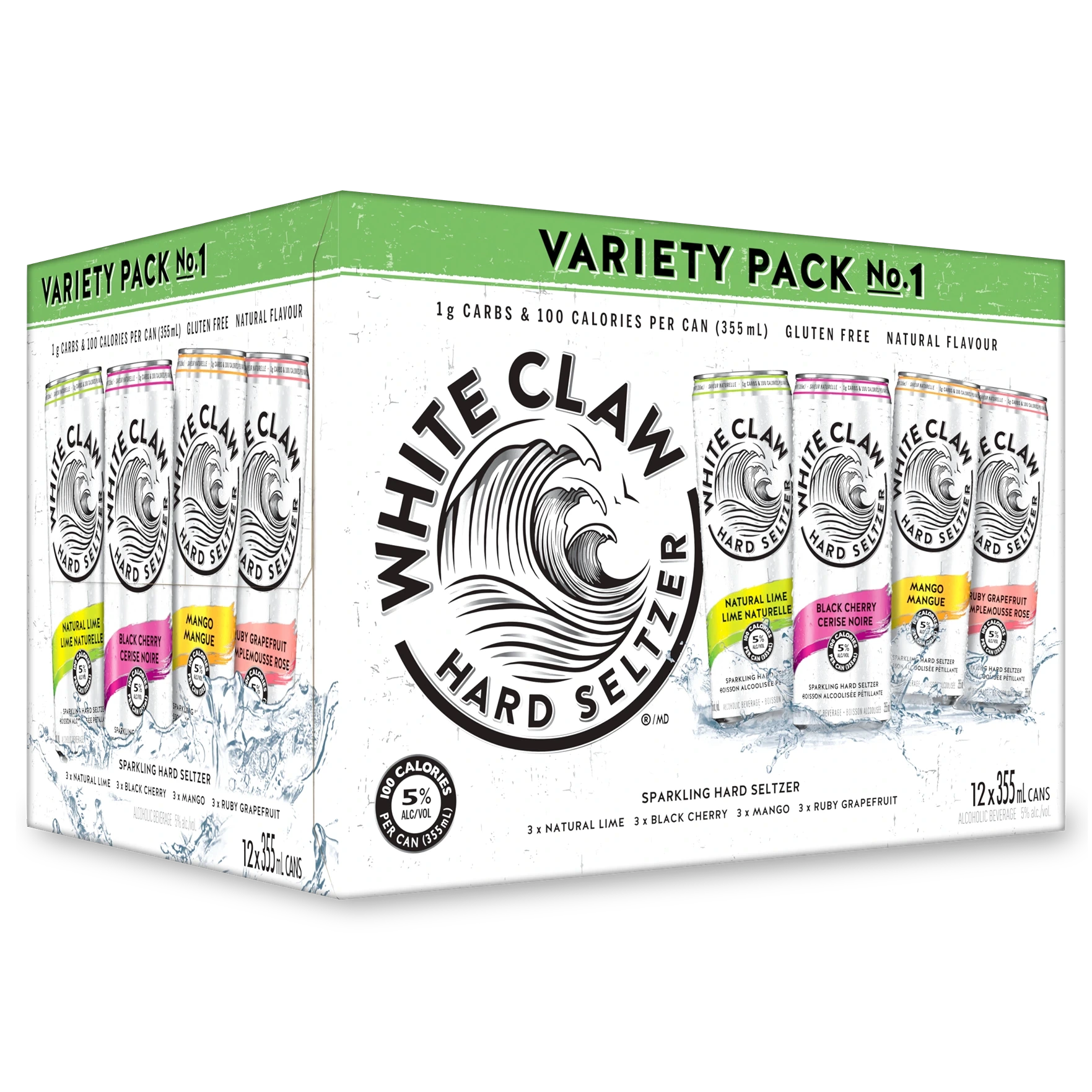 WHITE CLAW HARD SELTZER MIXER NO 1 355ML 12PK CAN @ Kelowna [1022909]