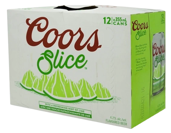 COORS SLICE LIME 355ML 12PK CAN @ Kelowna [1023070]