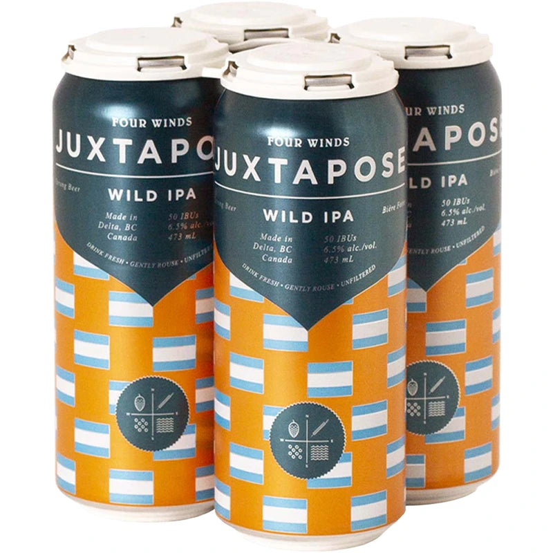 FOUR WINDS JUXTAPOSE WILD IPA 473ML 4PK CAN @ Kelowna [1023155]