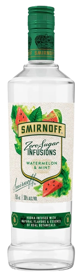 SMIRNOFF INFUSIONS WATERMELON & MINT 750ML