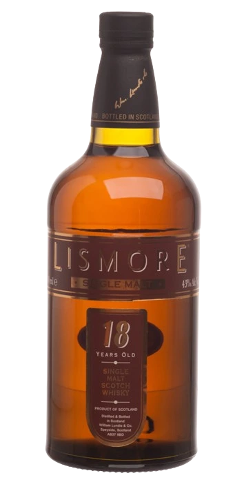 LISMORE 18YR SINGLE MALT SCOTCH WHISKY 750ML