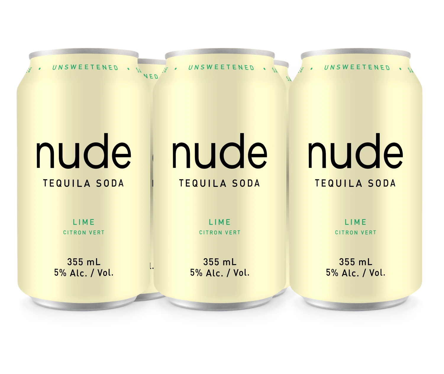 NUDE TEQUILA SODA LIME 355ML 6PK CAN