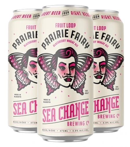 SEA CHANGE PRAIRIE FAIRY BLACKBERRY WHEAT ALE 473ML 4PK CAN @ Kelowna [1023744]