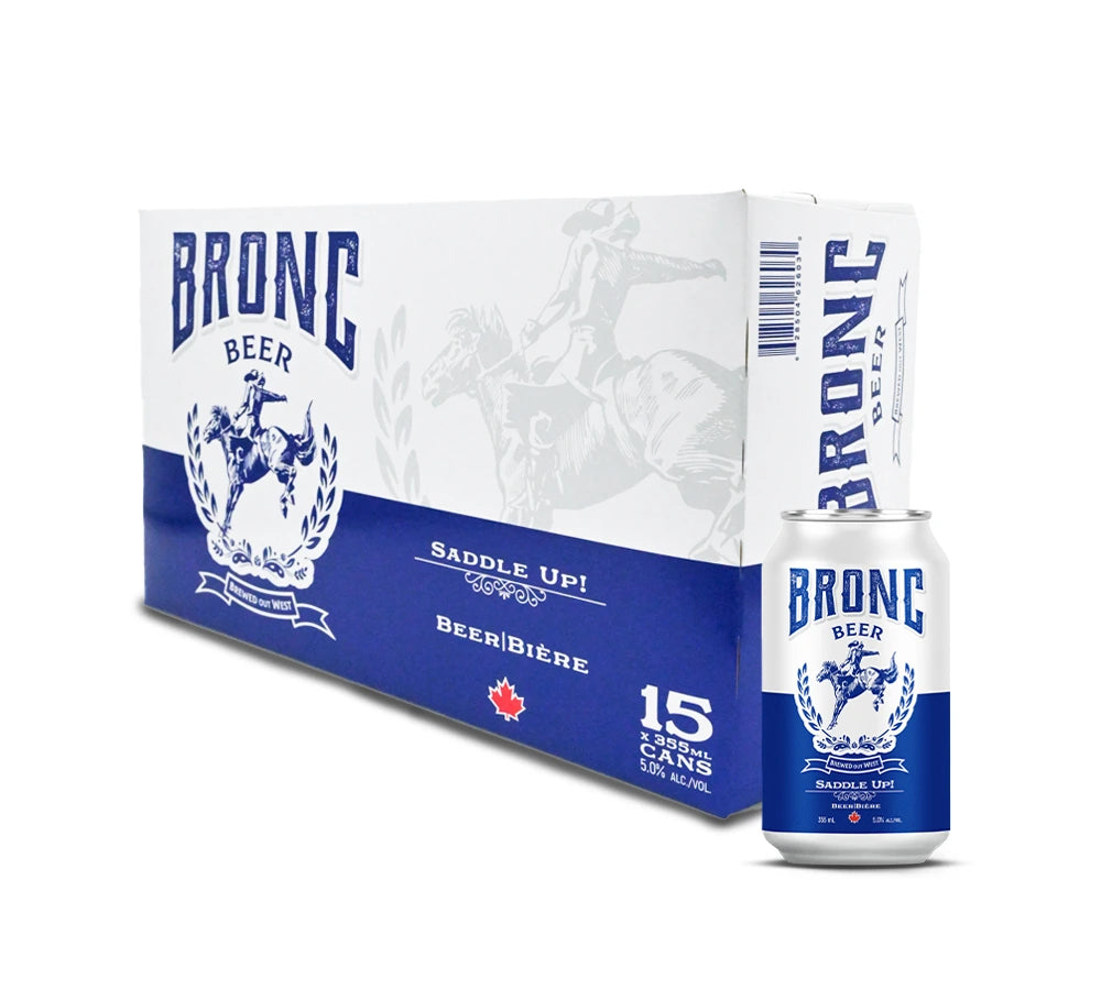 BRONC BEER 355ML 15PK CAN