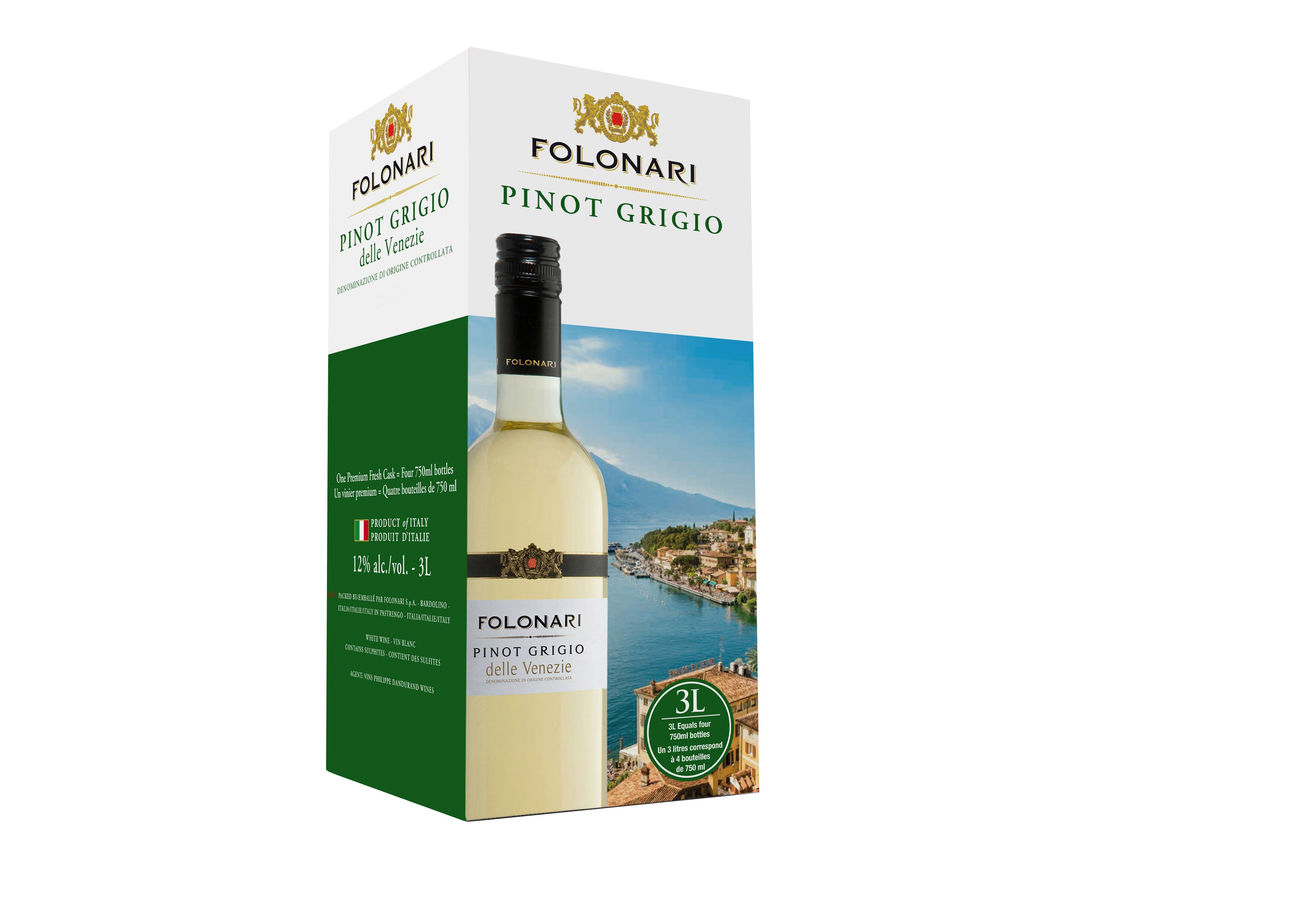 FOLONARI PINOT GRIGIO BIB 3L