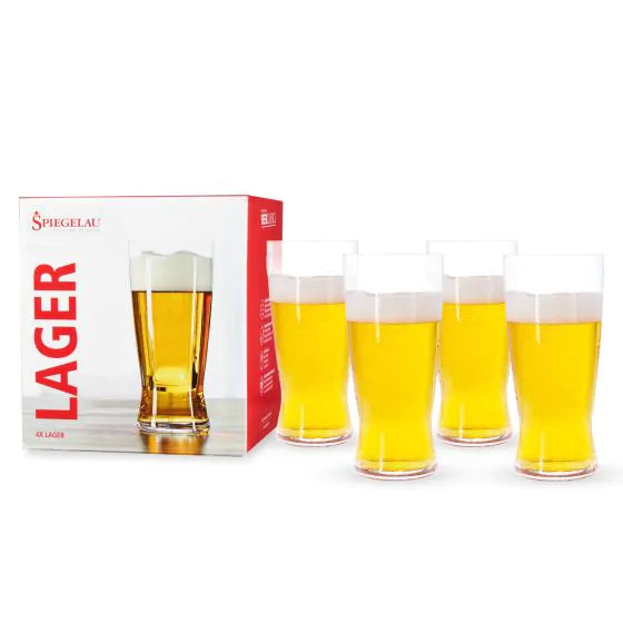 SPIEGELAU 584ML LAGER GLASS SET OF 4