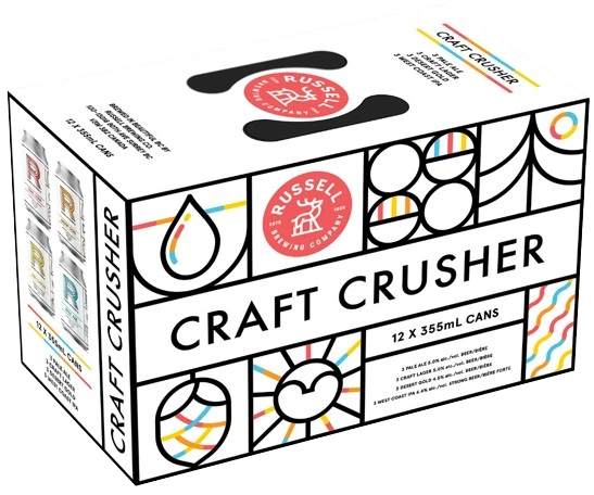 RUSSELL CRAFT CRUSHER MIXER 355ML 12PK CAN