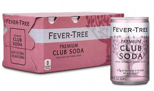 FEVER TREE SODA WATER 150ML 8PK CAN @ Kelowna [1026313]