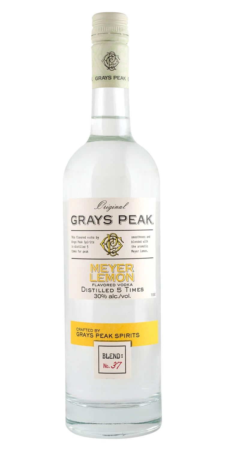 GRAYS PEAK MEYER LEMON VODKA 750ML