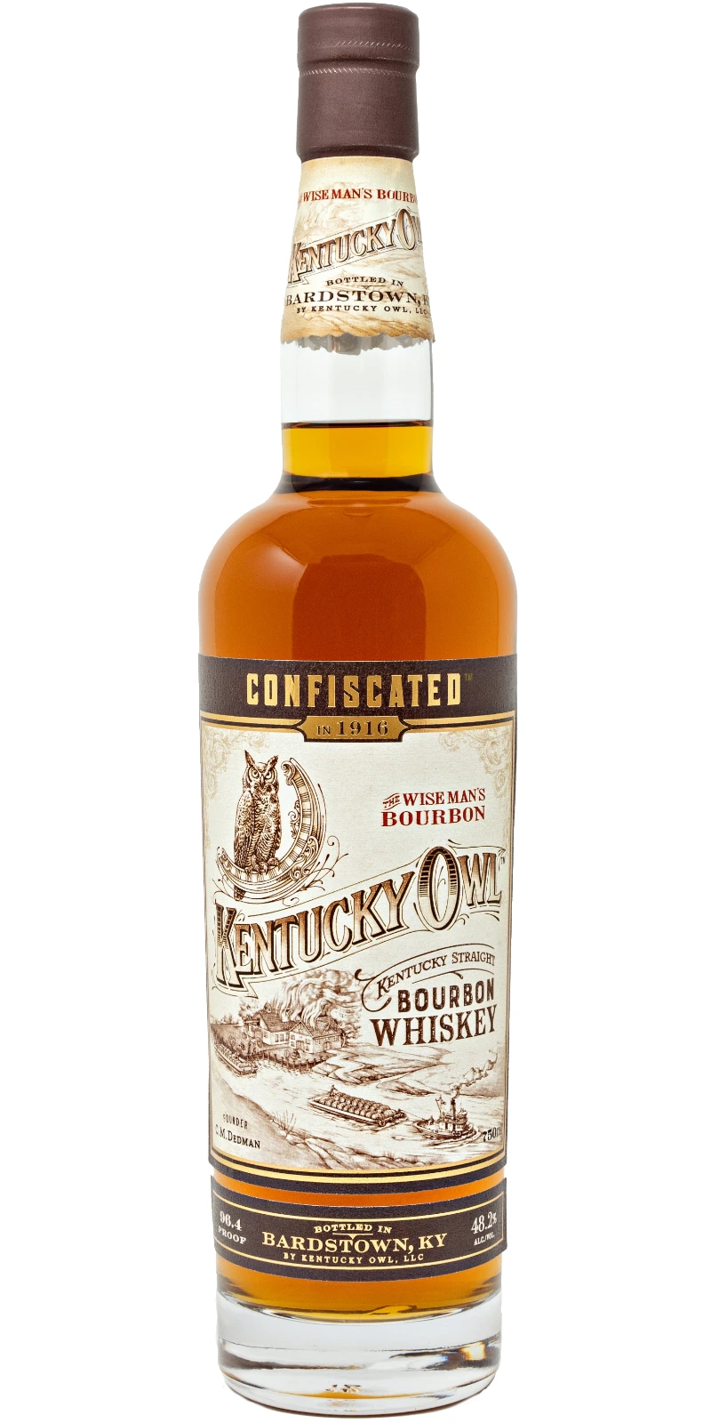 KENTUCKY OWL CONFISCATED BOURBON WHISKEY 750ML