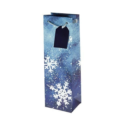 CAKEWALK BRUSHED SNOWFLAKE WINE BAG