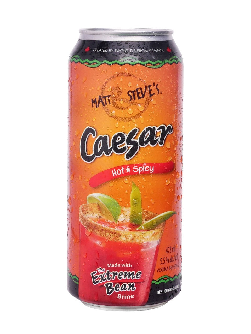 MATT & STEVES CAESAR HOT & SPICY 473ML CAN